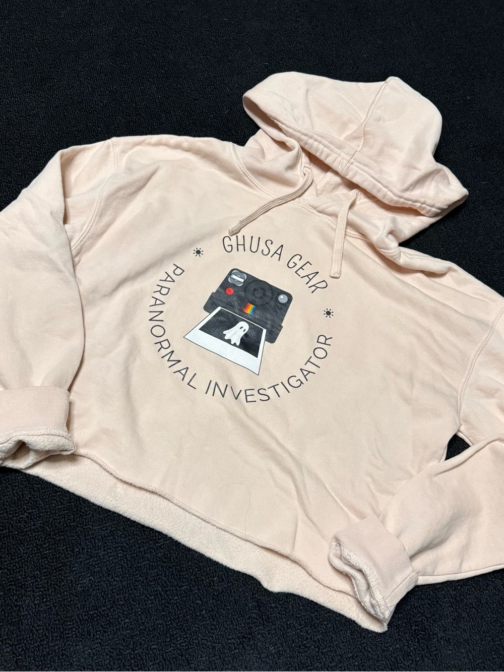 GHUSA GEAR Women's Peach Paranormal Investigator Hoodie